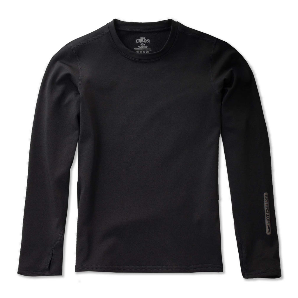 Hot Chillys Youth Micro-Elite Chamois Crewneck